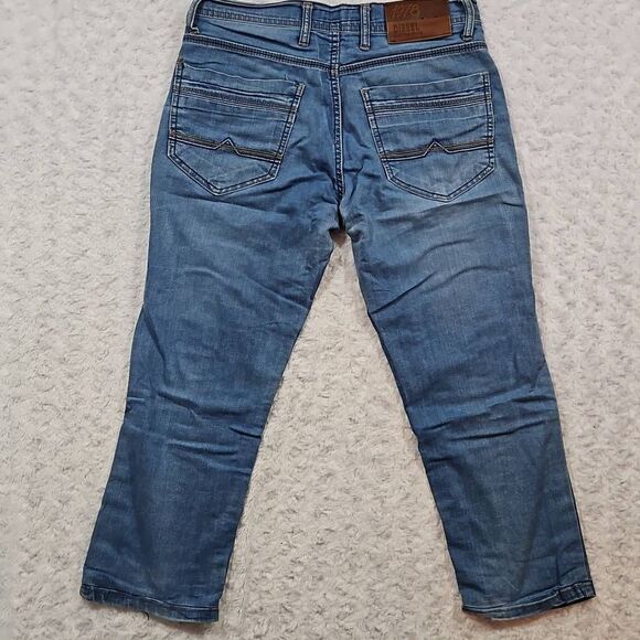 Diesel Industry Light Wash 30 x 24 Stretch Capris - Picture 2 of 10